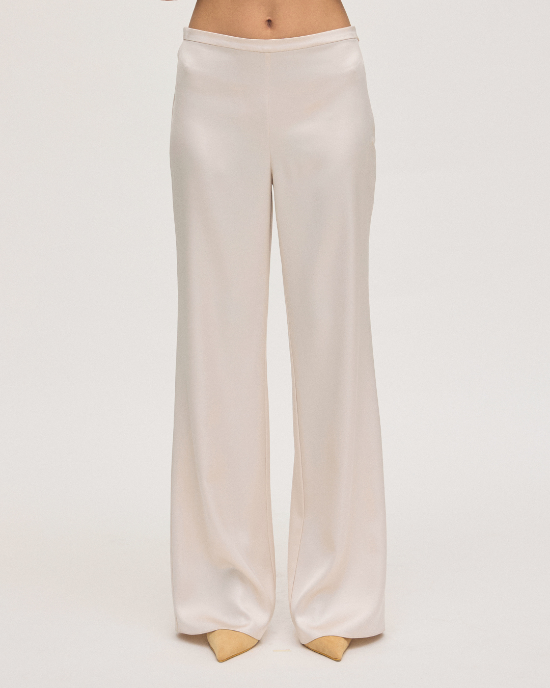 Sleek Satin Trousers