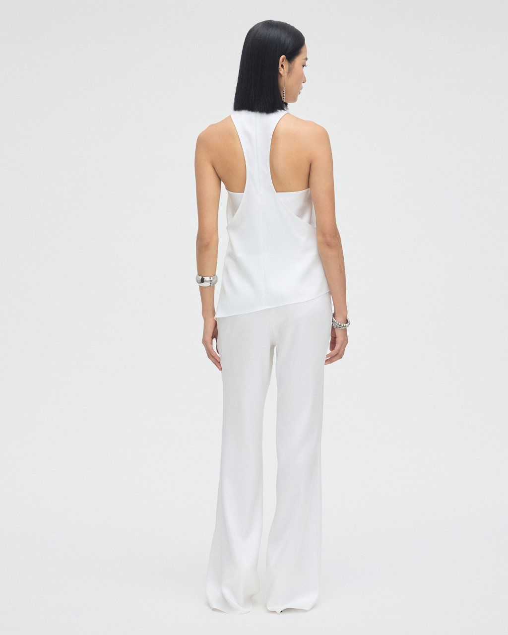 Sleek Satin Trousers