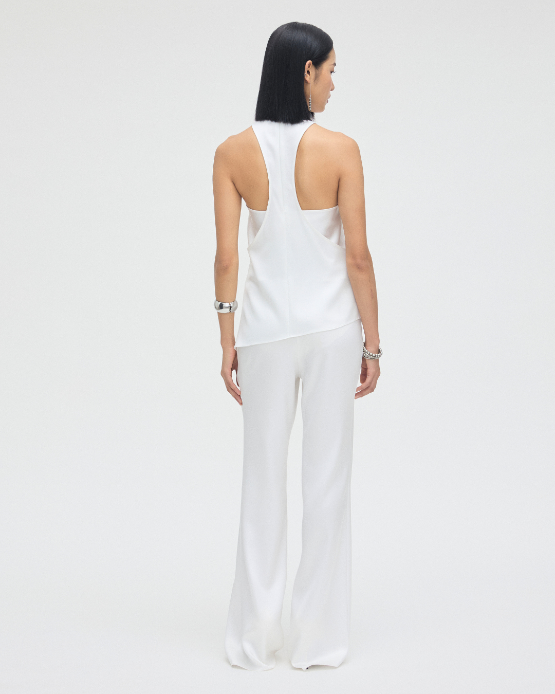 Sleek Satin Trousers