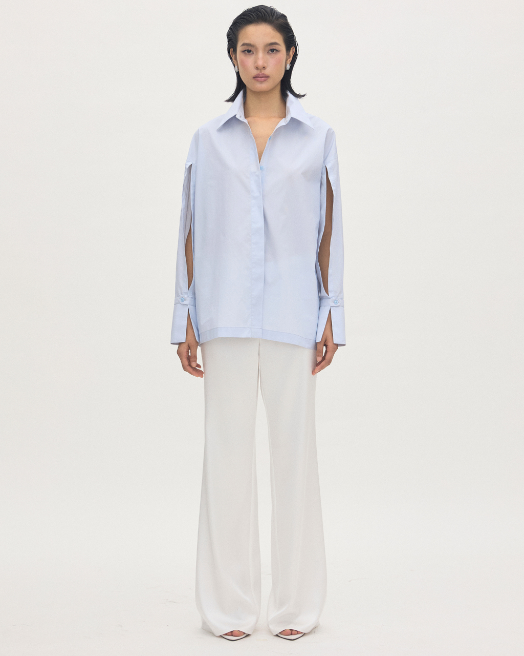 Sleek Satin Trousers