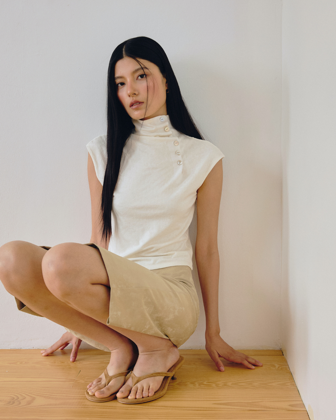 Buttoned Top