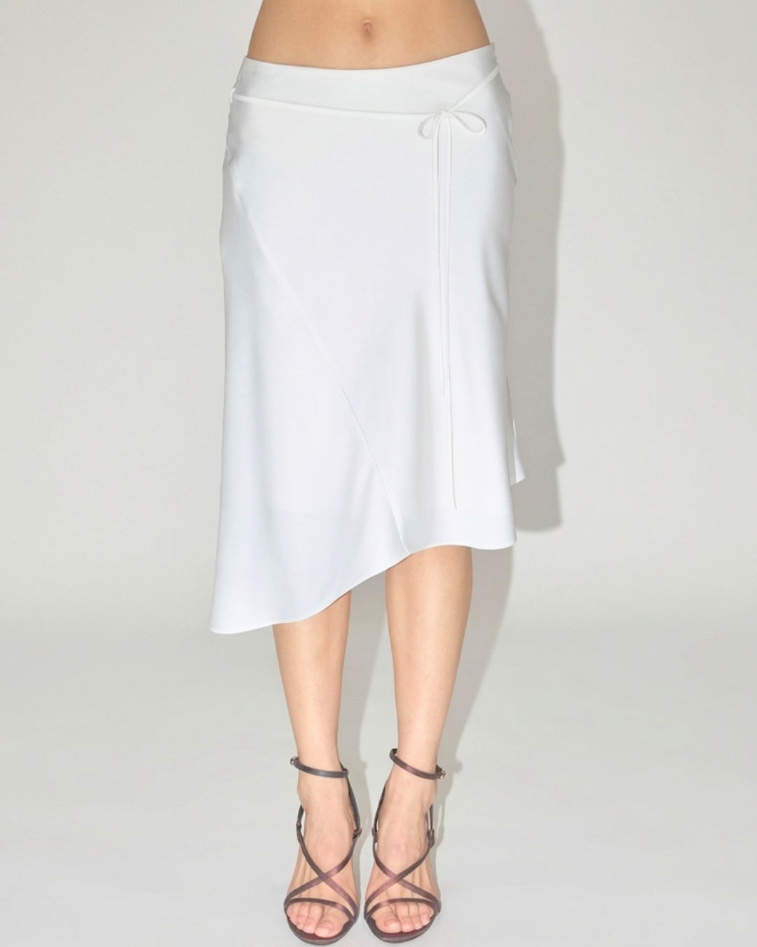 Satin Midi Skirt