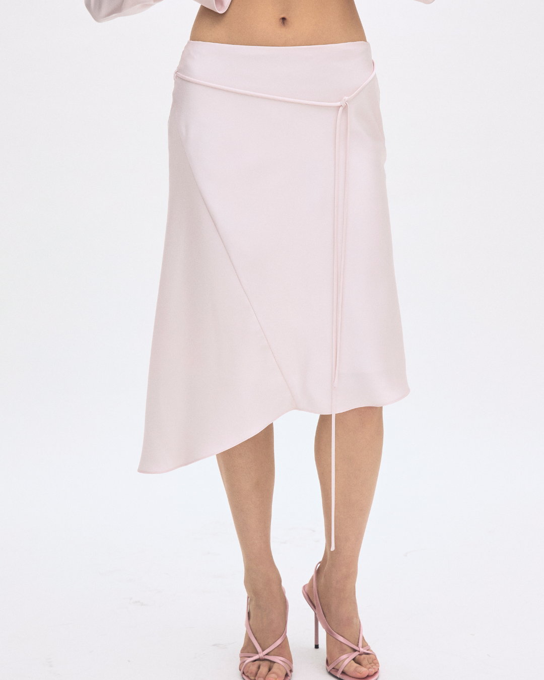Satin Midi Skirt