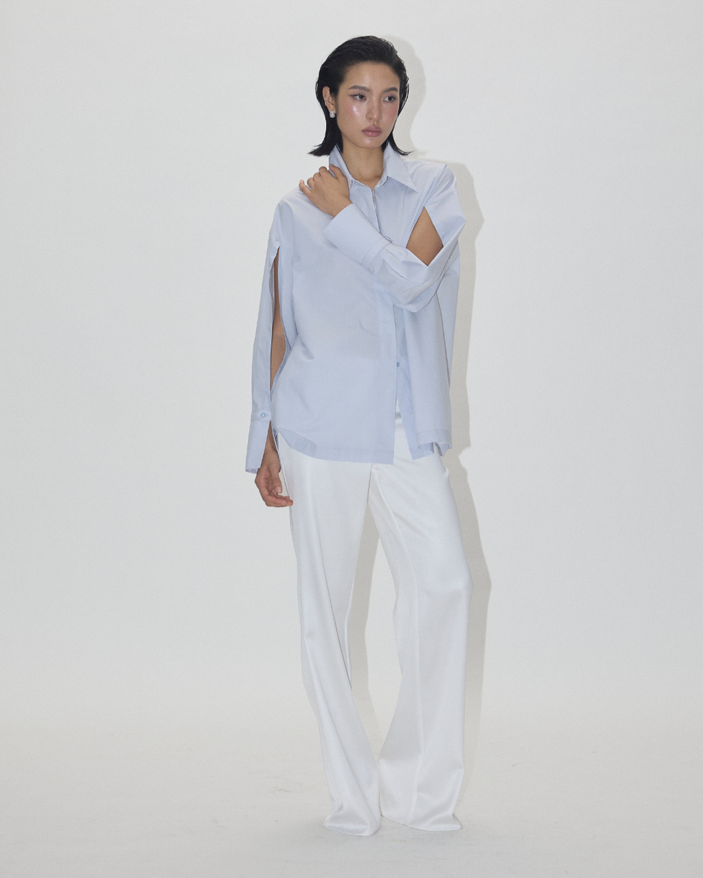 Slit Sleeve Shirt