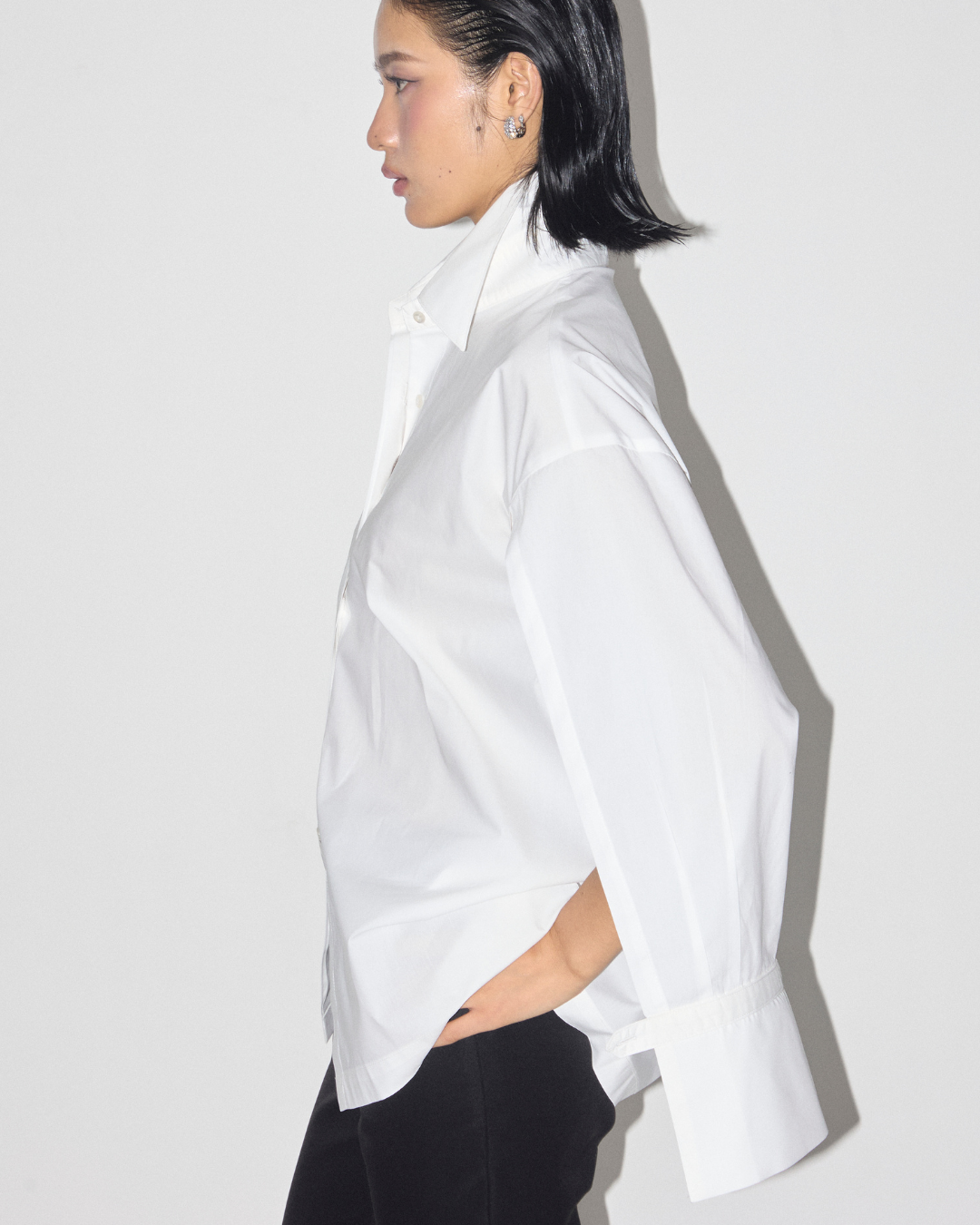 Slit Sleeve Shirt