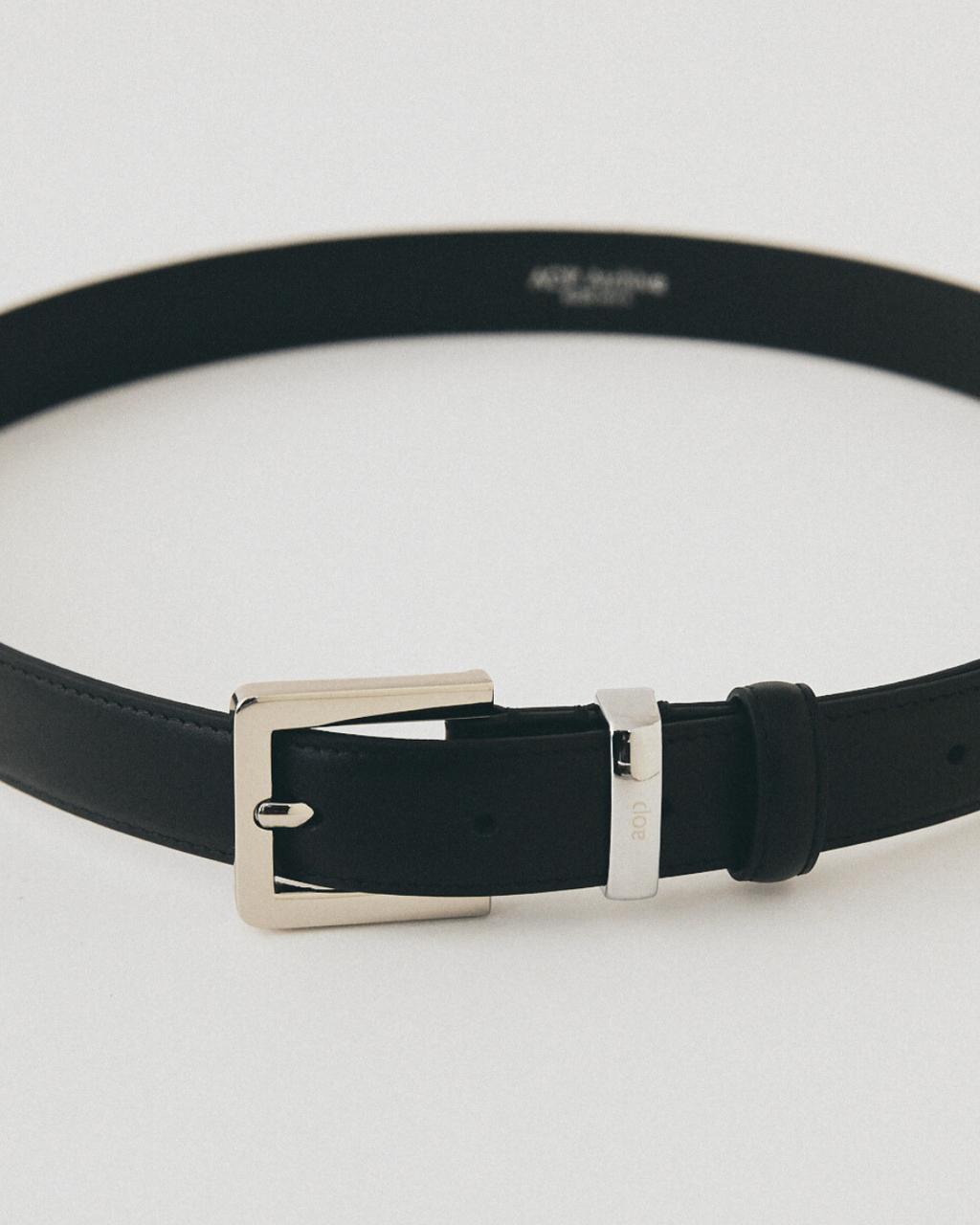 Sleek Leather Belt