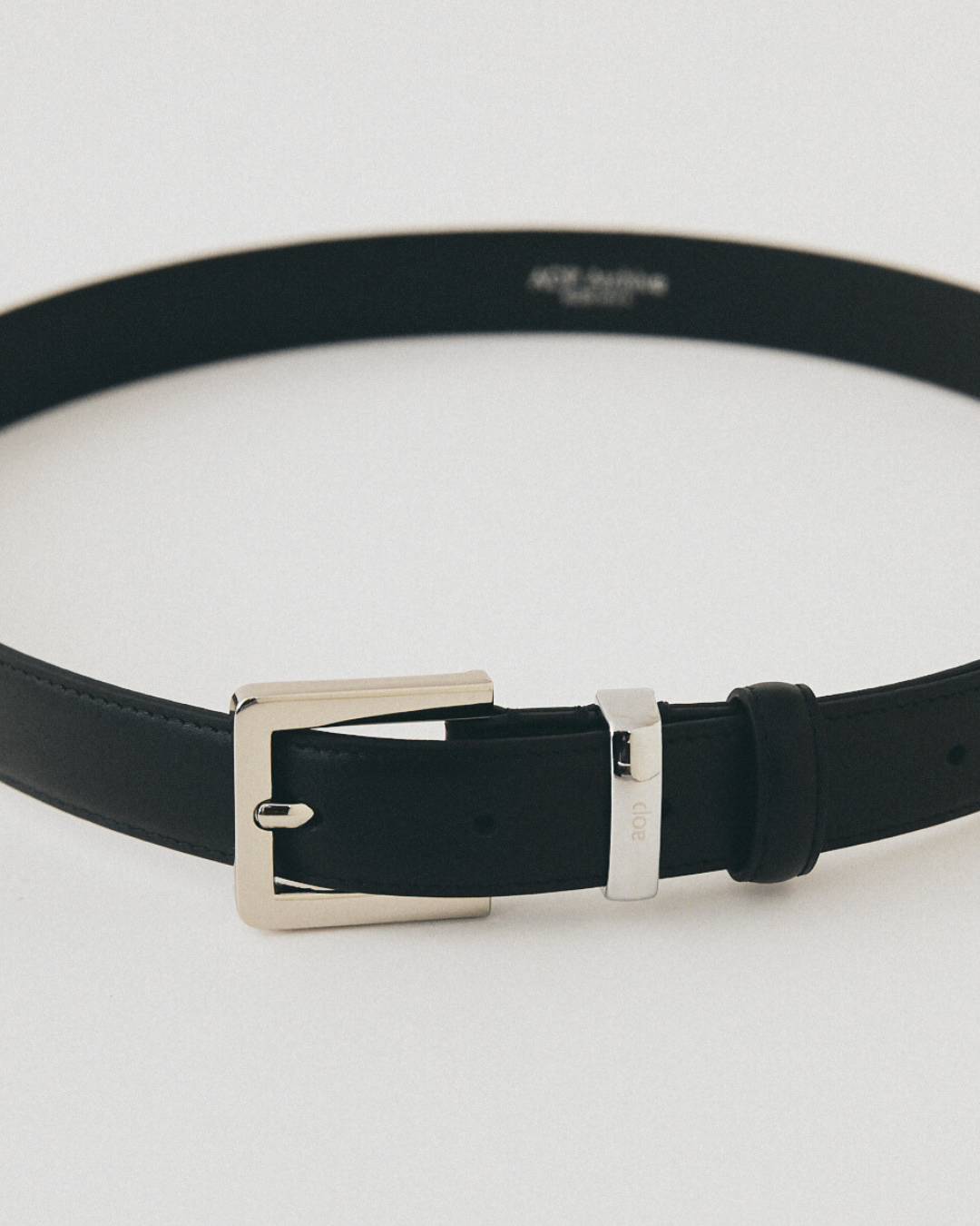 Sleek Leather Belt
