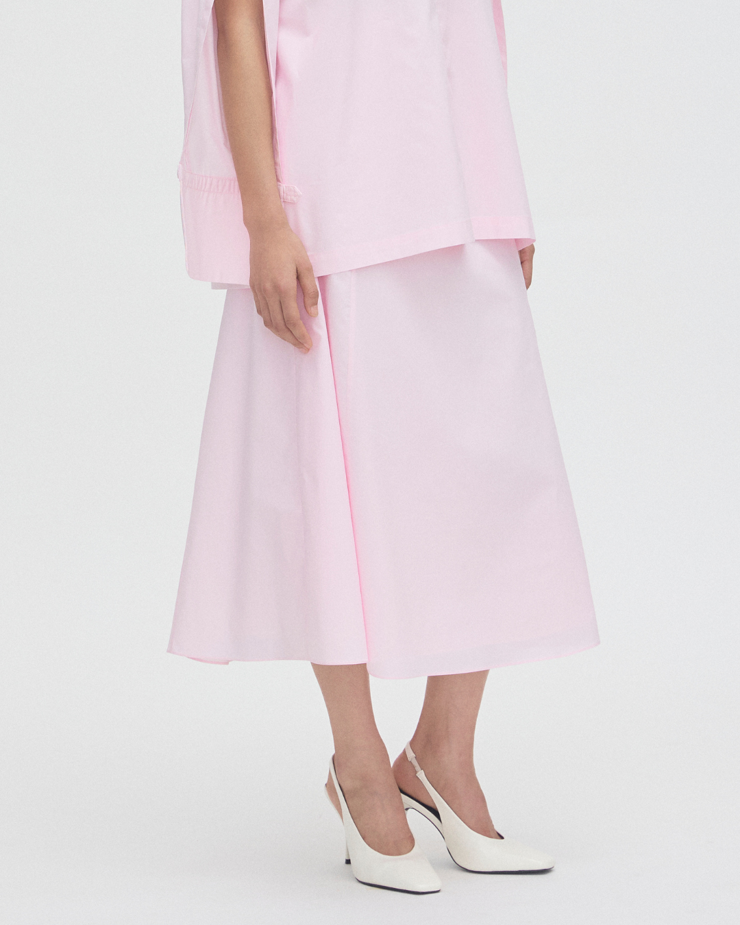 Panelled Cotton Skirt
