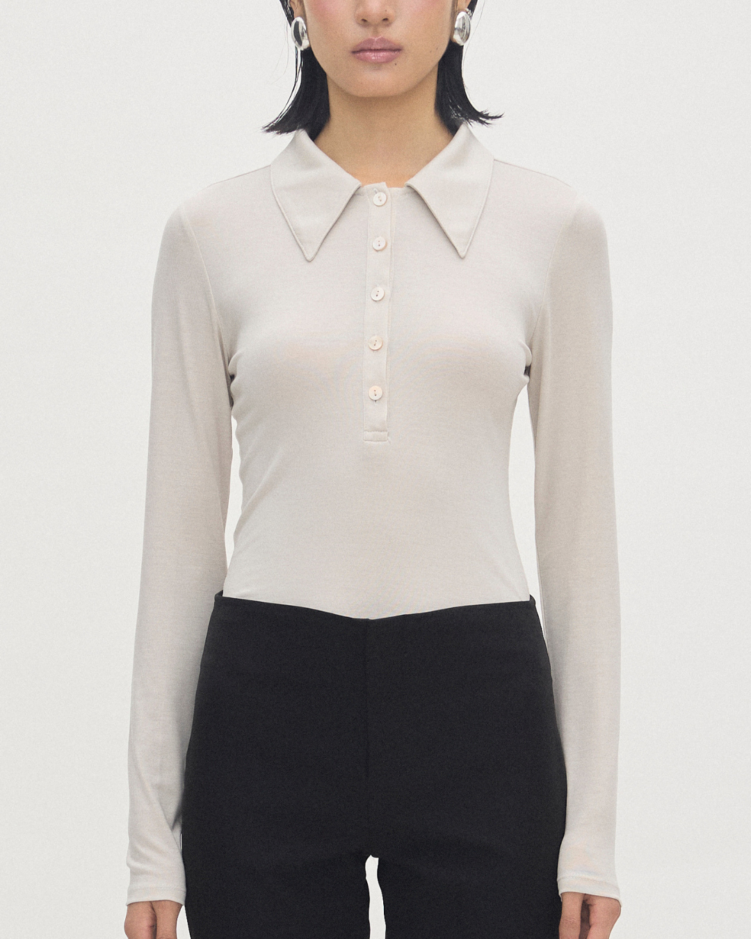 Fitted Longsleeve Polo