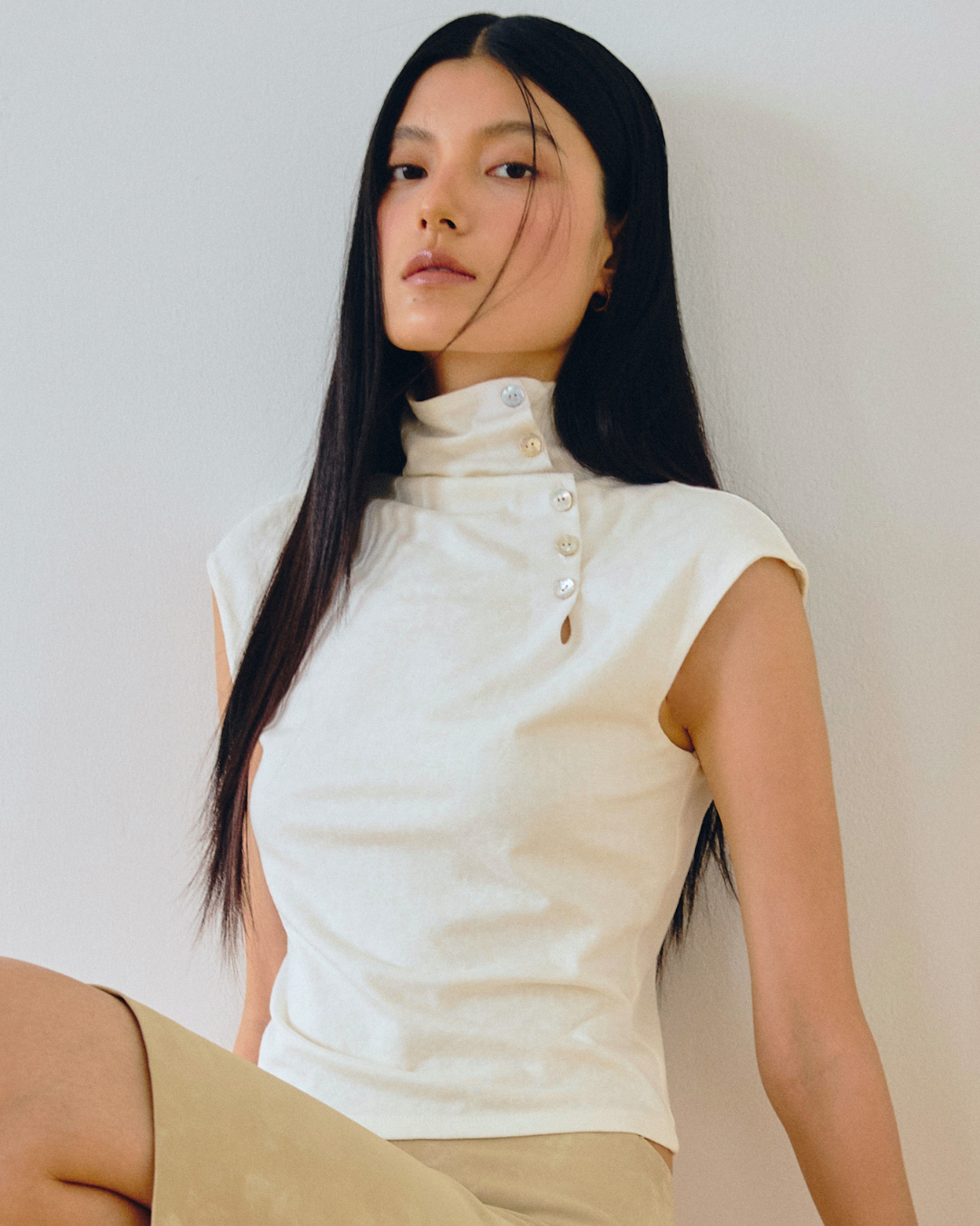 Buttoned Top
