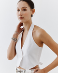 Linen-like Vest